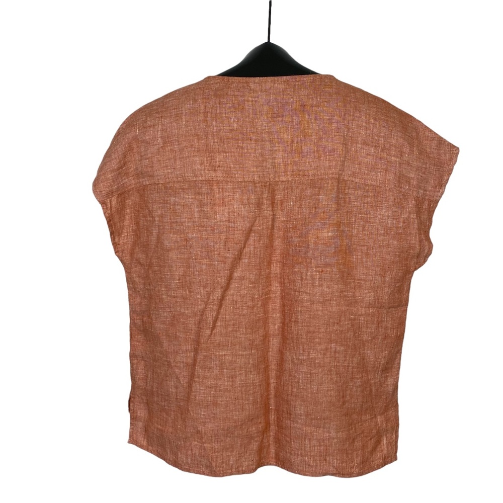 House Of Harlow 1960 100% Linen Top With Embroidered Detail Sizes Small - Picture 2 of 7